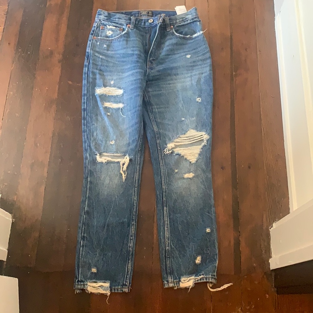 A&F mom jeans